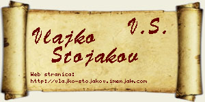 Vlajko Stojakov vizit kartica
